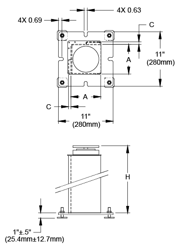 光學(xué)平臺支撐系統(tǒng)(圖10)